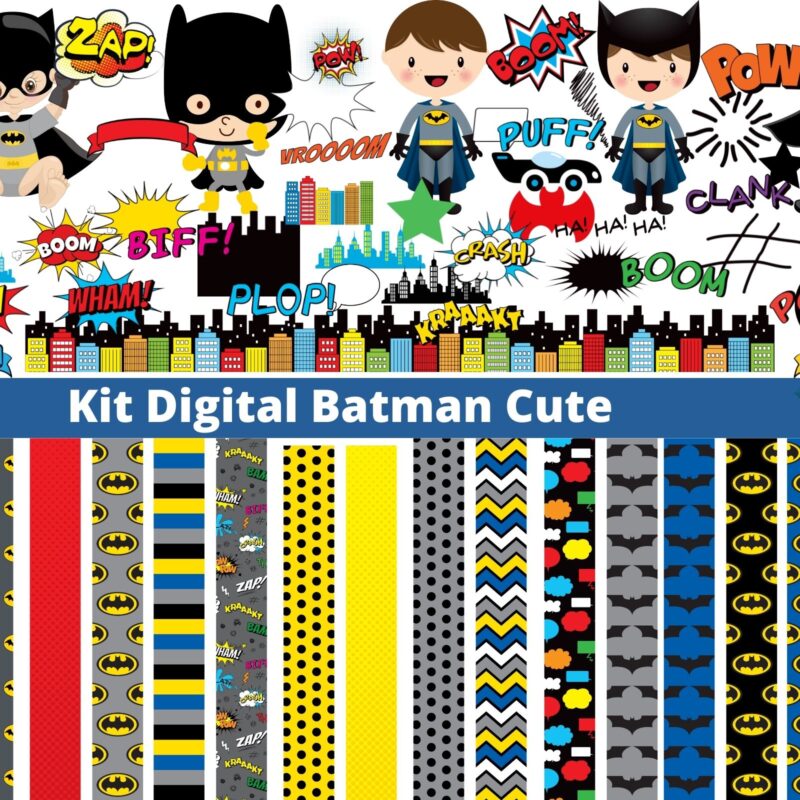 Kit Digital Batman Cute