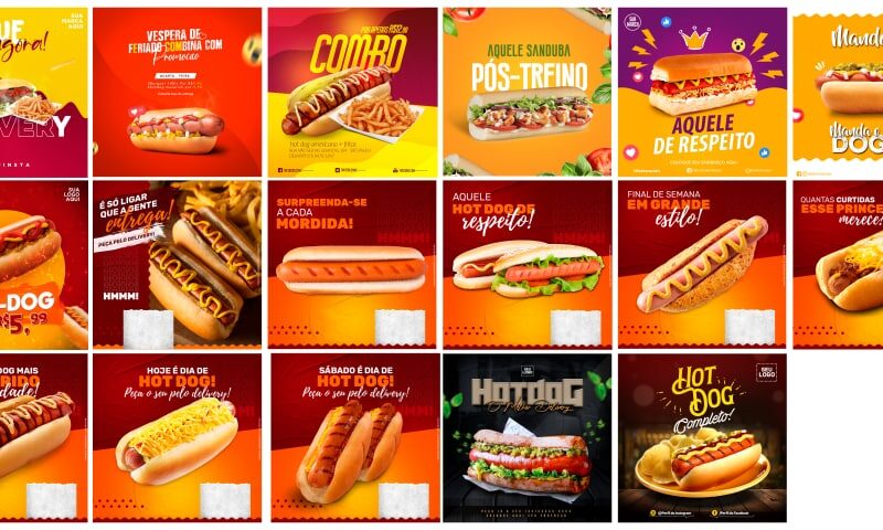 Pack Artes Hot Dog