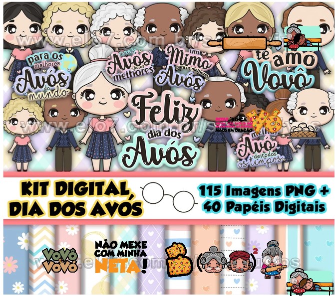 Kit Digital Dia dos Avós