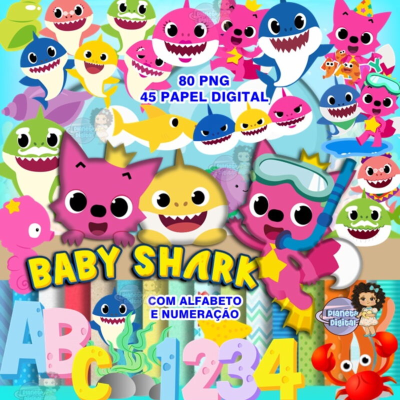 Kit Digital Baby Shark Kit 2